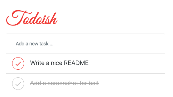 Todoish Demo