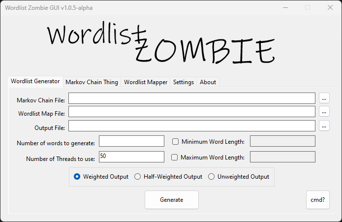 Wordlist Zombie GUI