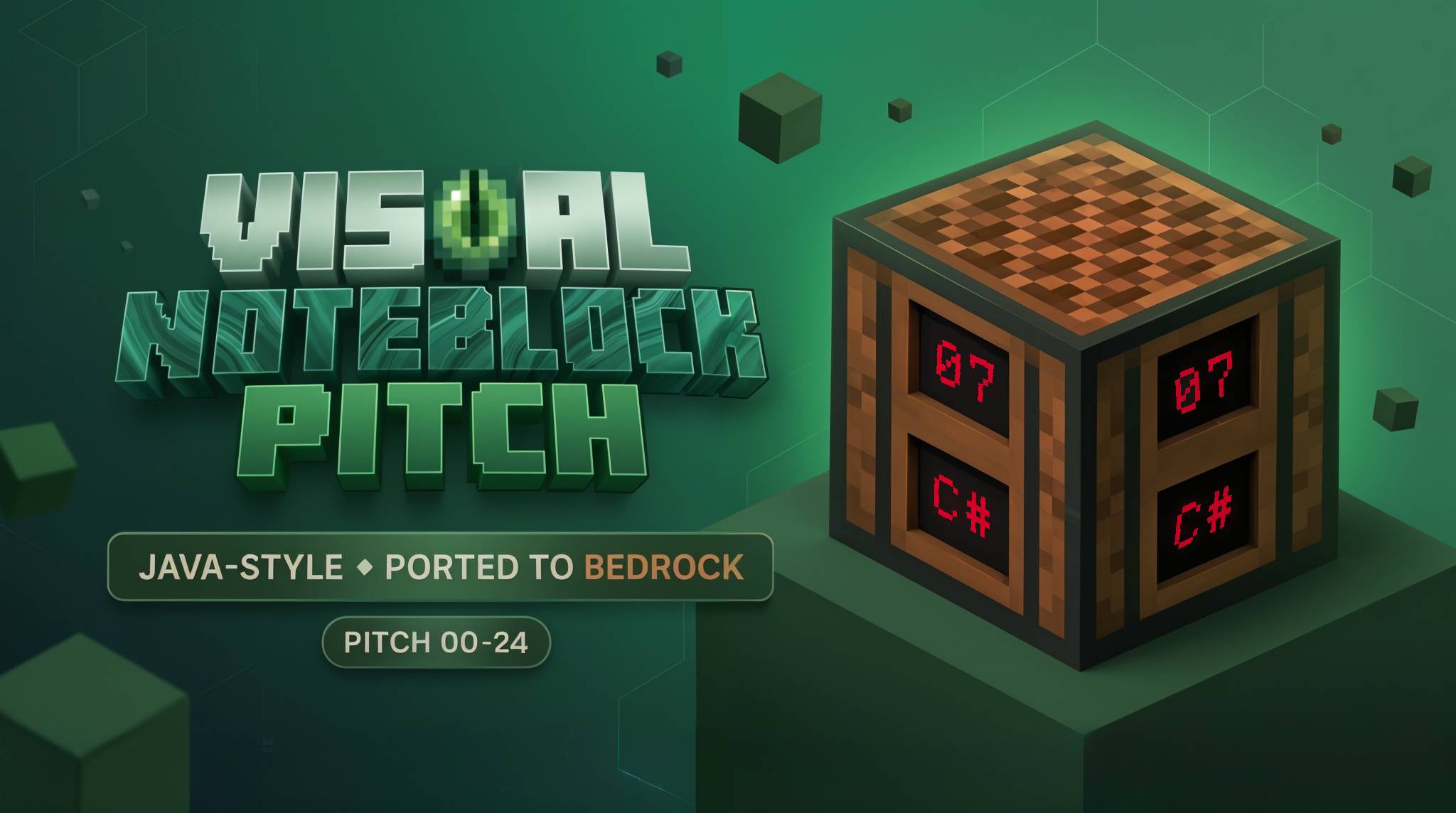 Visual Noteblock Pitch (Bedrock) Banner