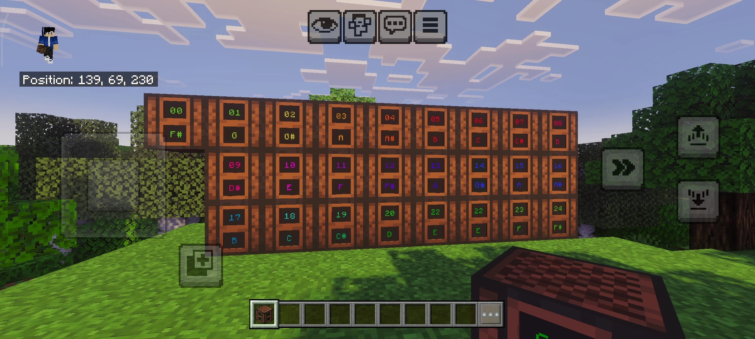 Visual Noteblock Pitch (Bedrock)