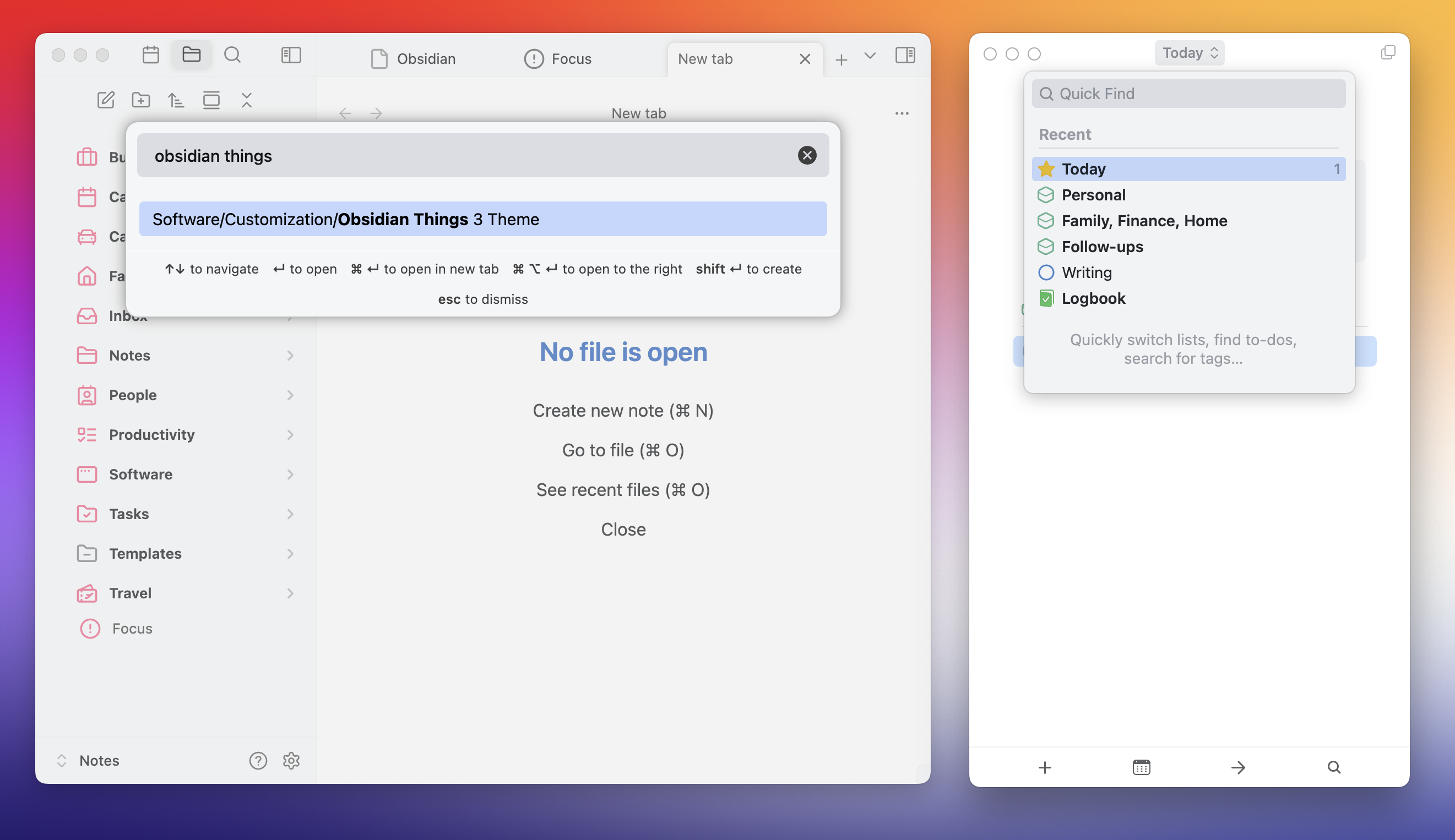 Quick Switcher Light