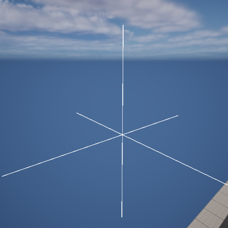 Draw Debug Crosshair