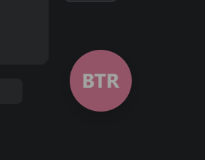 B 站页面上的 BTR 悬浮球