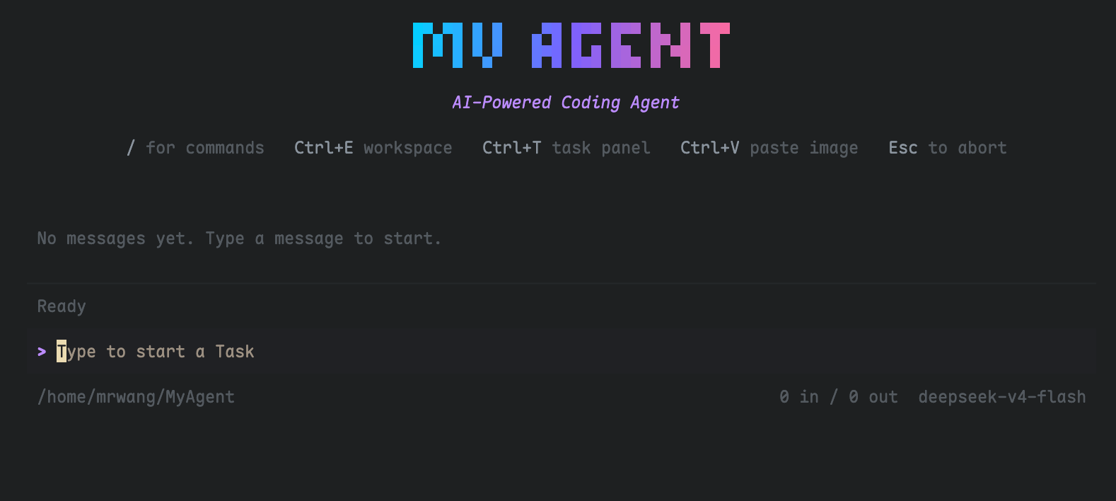 Welcome — default theme