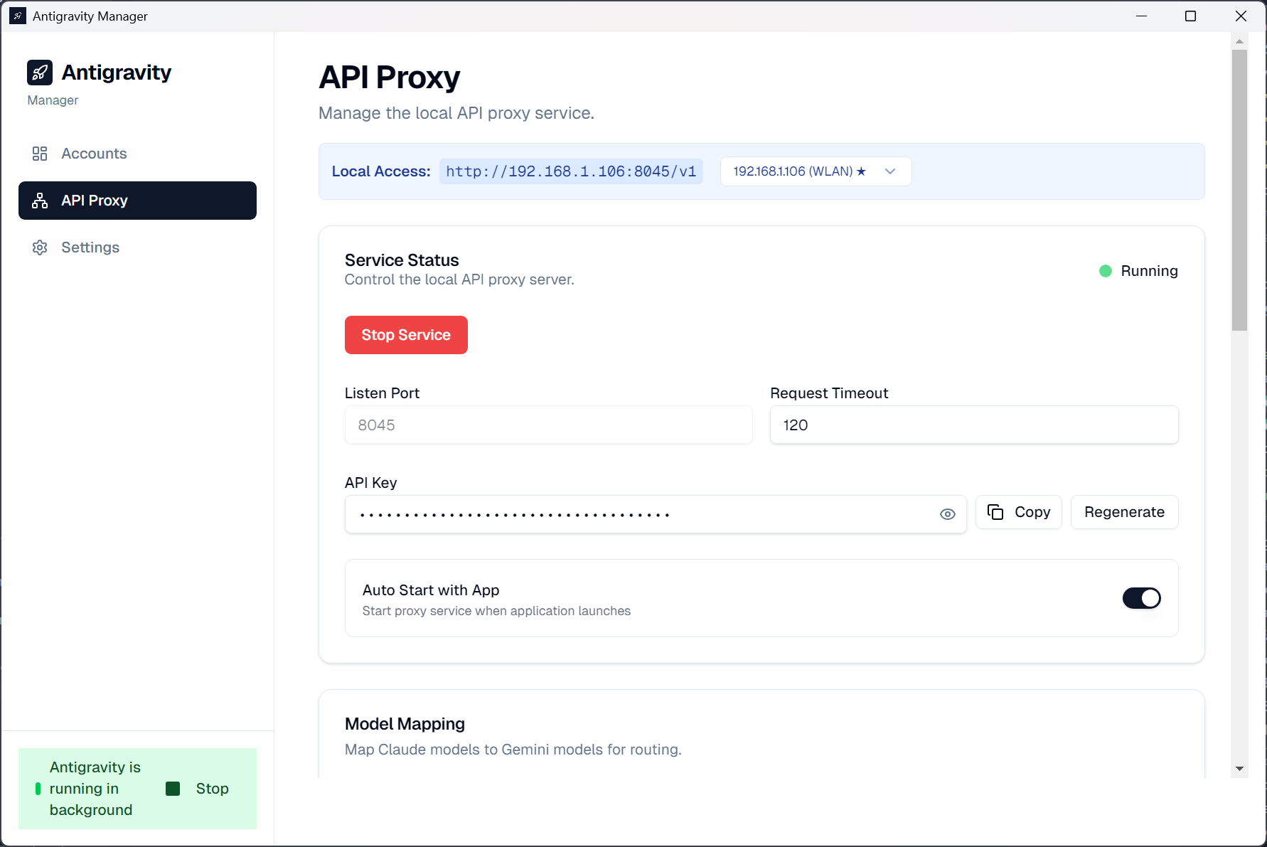 Proxy Interface