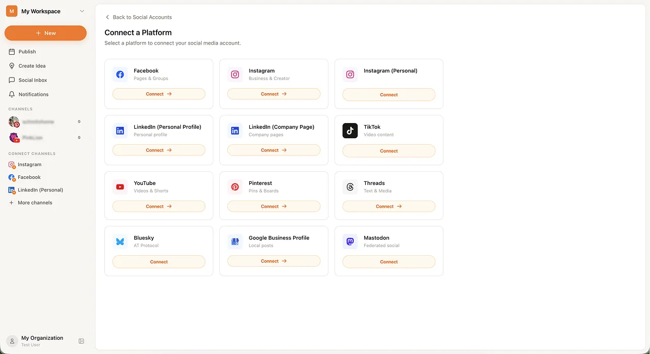 Connected platforms