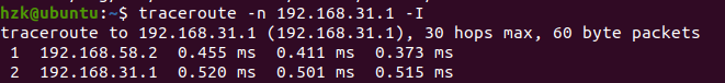 NAT模式traceroute