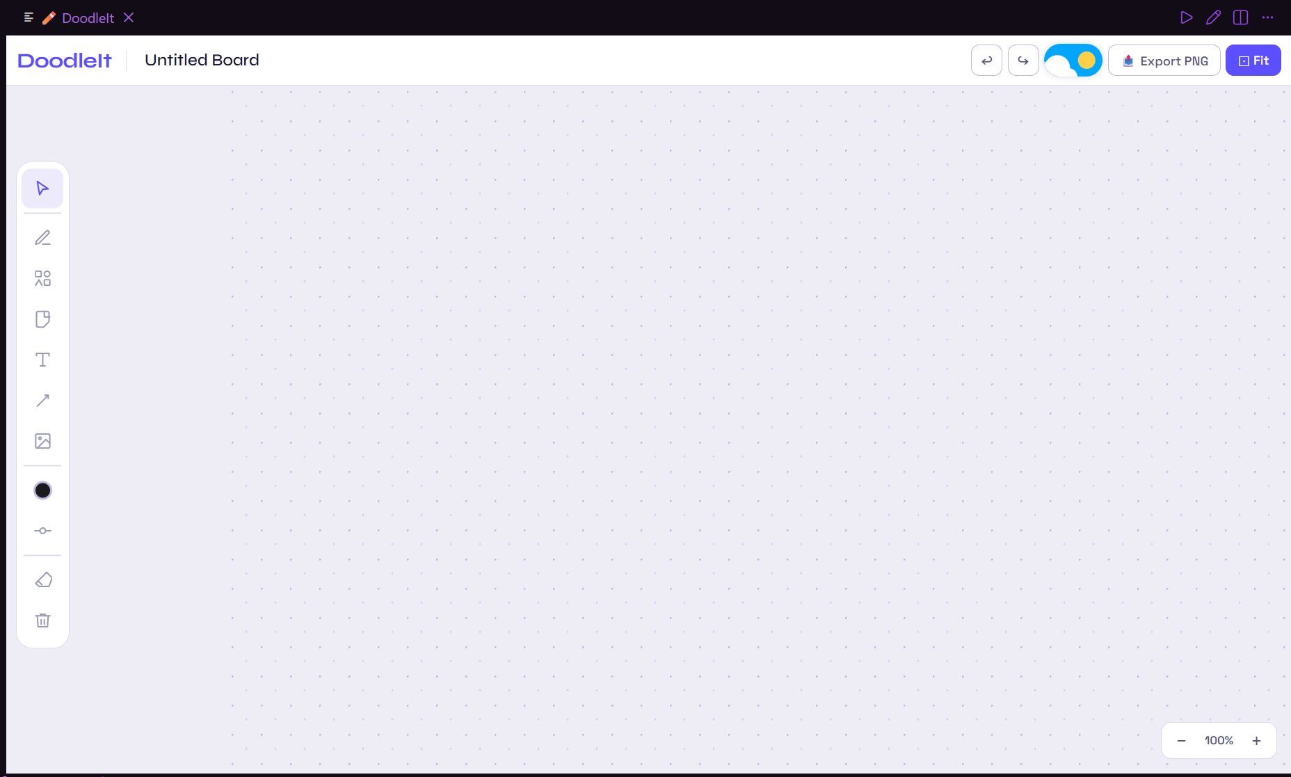 DoodleIt empty board