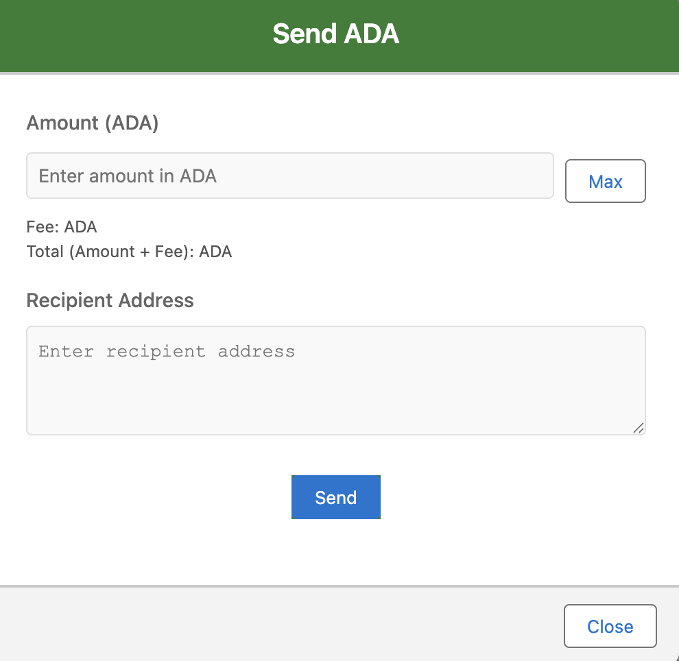 Transaction Sending