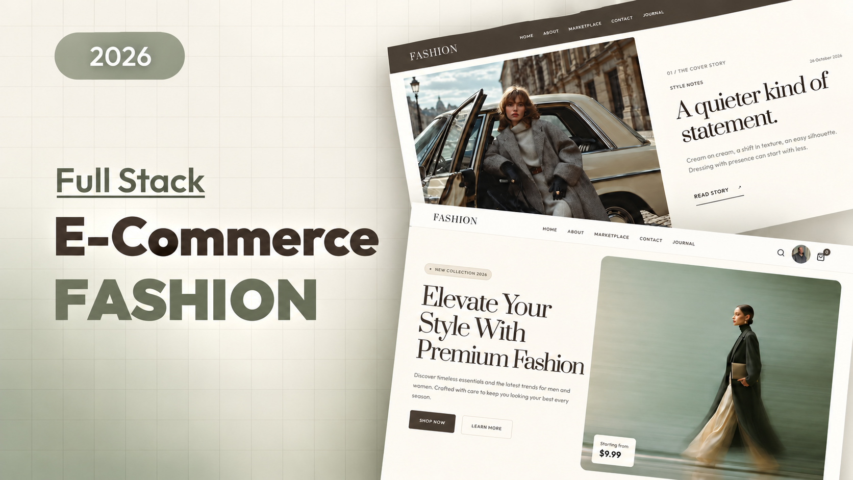 Fashion — full-stack storefront and admin platform