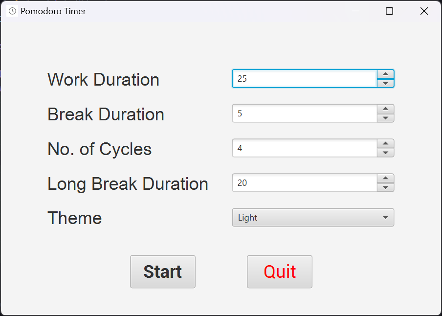GitHub - MubtasimSajid/PomodoroTimer: A simple timer app to utilize for ...