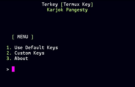 Terkey Termux Key