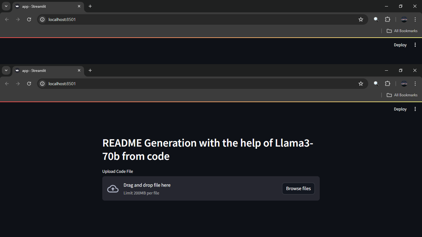 README Generation Demo