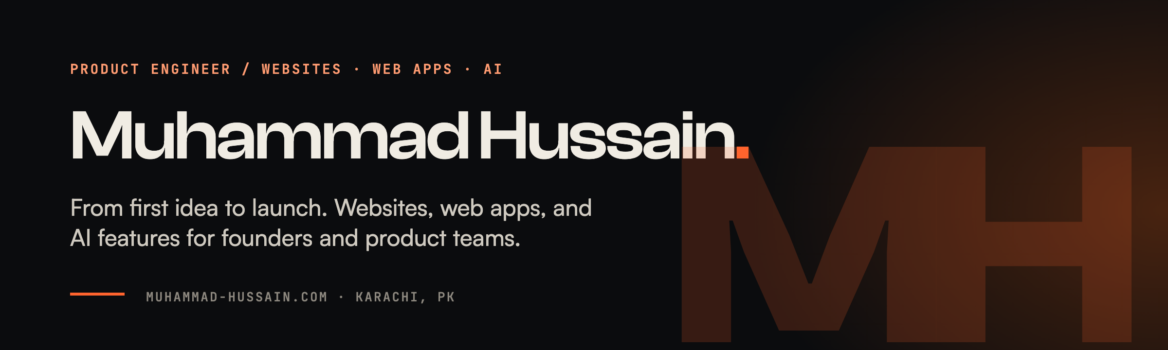 Muhammad Hussain — product engineer