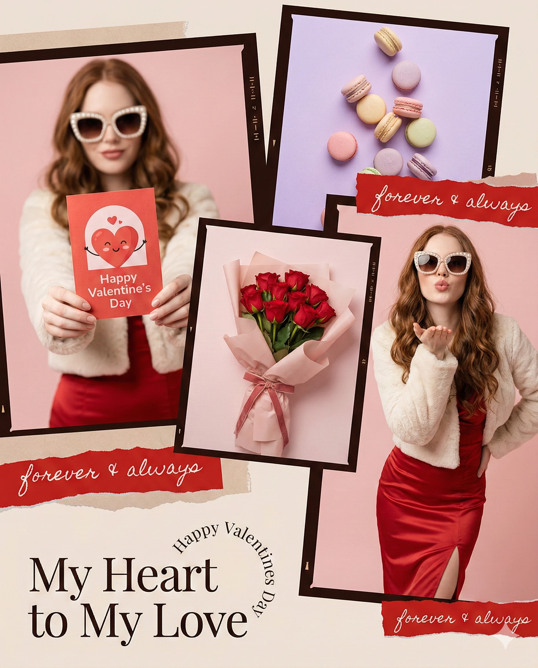 Valentine's Day Collage