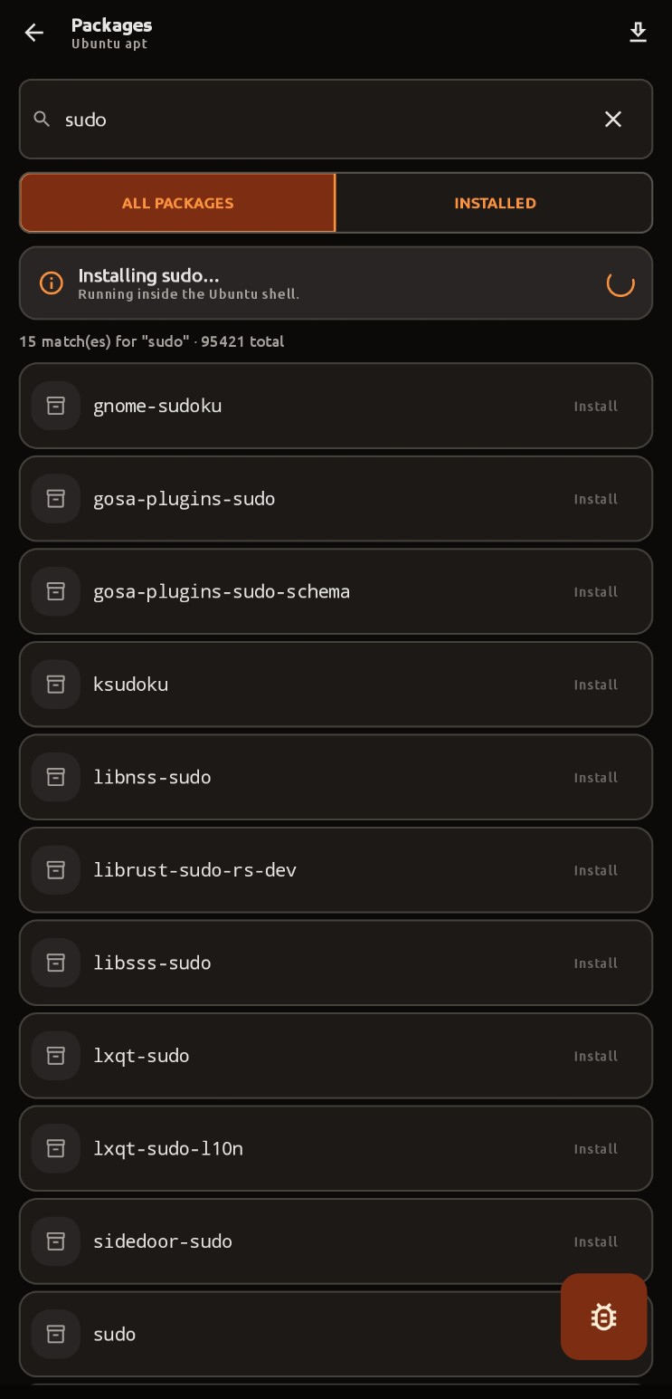 Installing a package