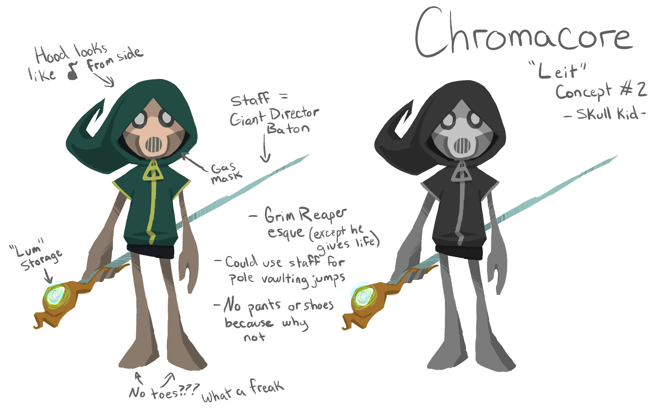 Chromacore - Early Character Art