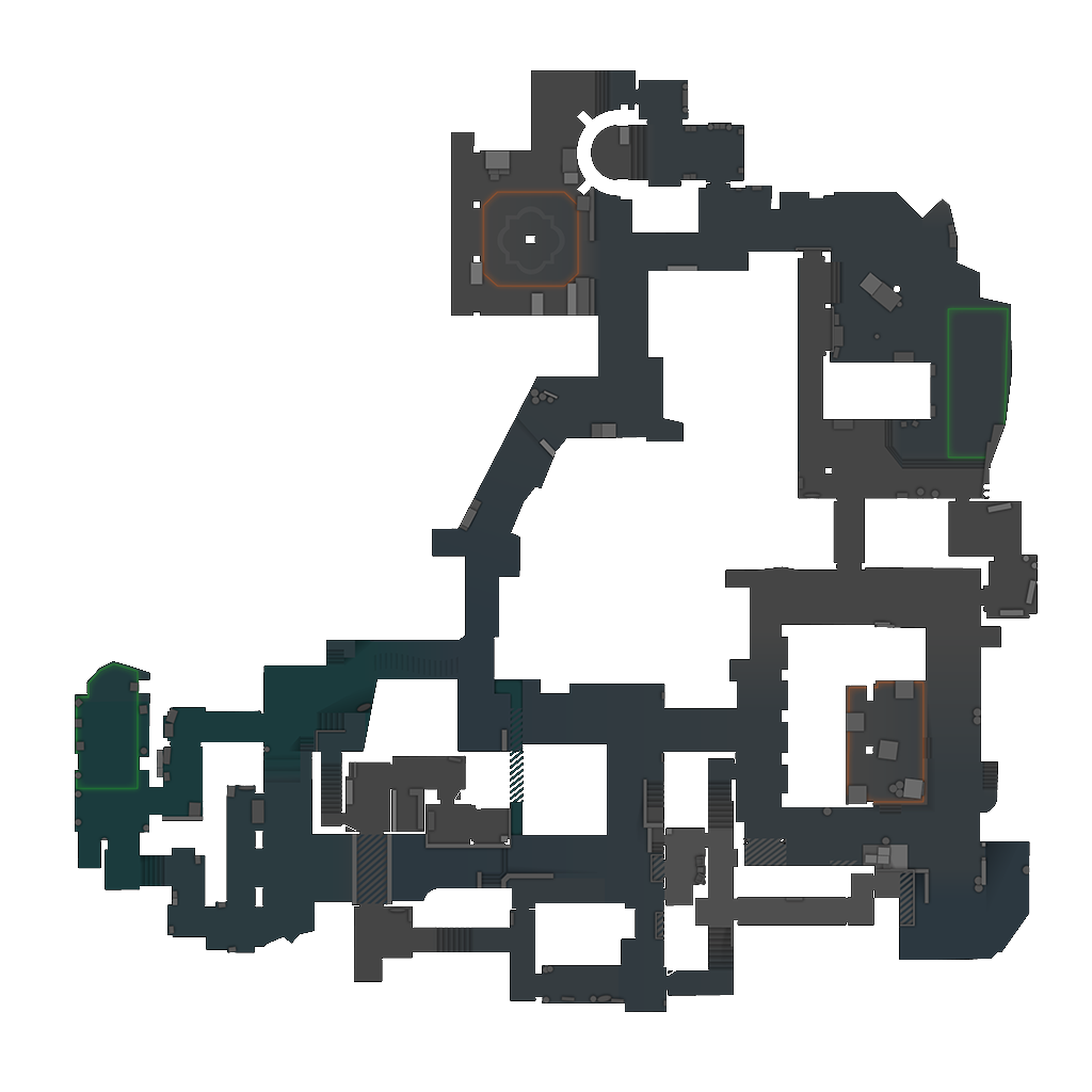Inferno radar / overview with standard callouts