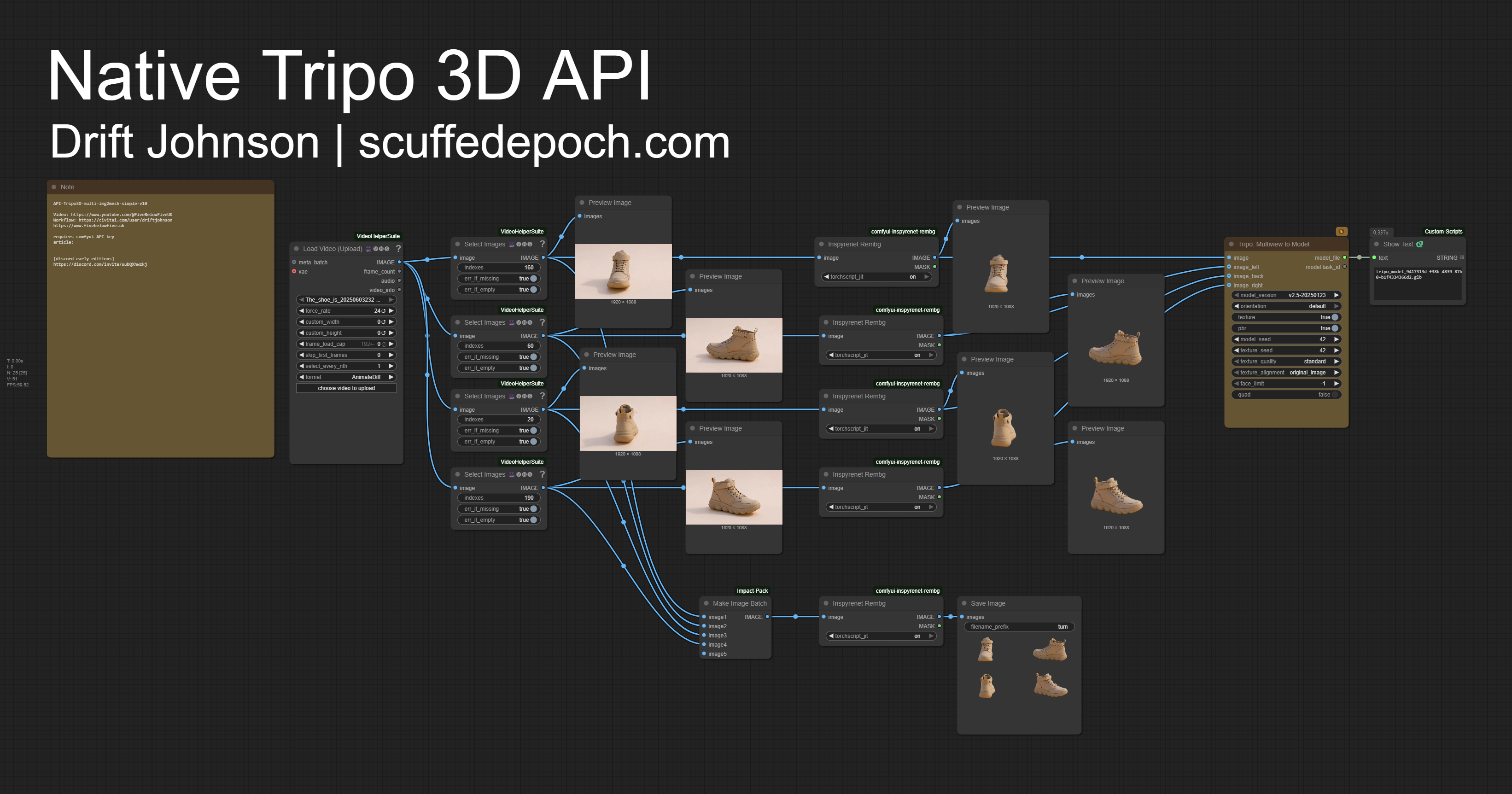 Tripo3D 3D 建模工作流