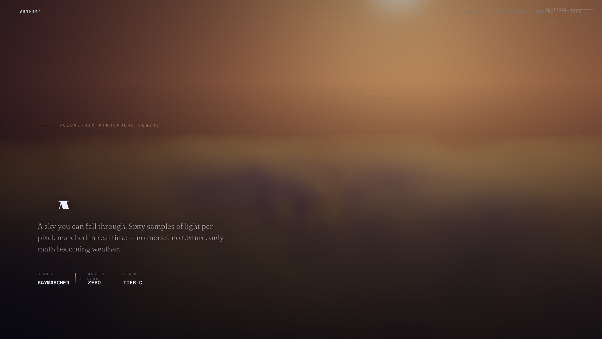 Volumetric Aether