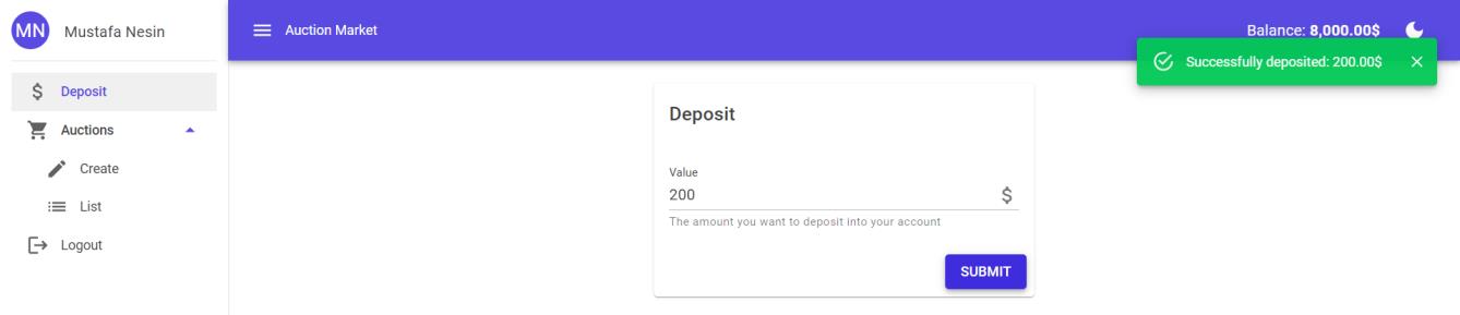 Deposit