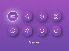 Minimal Round Grid Amethyst