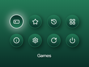 Minimal Round Grid Emerald