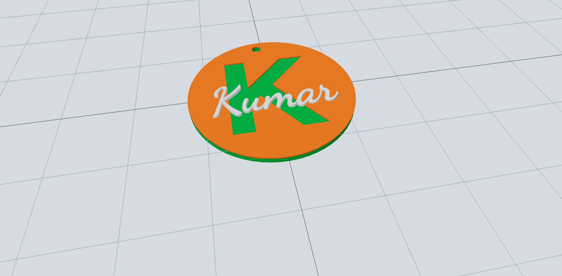 Circle Name Tag