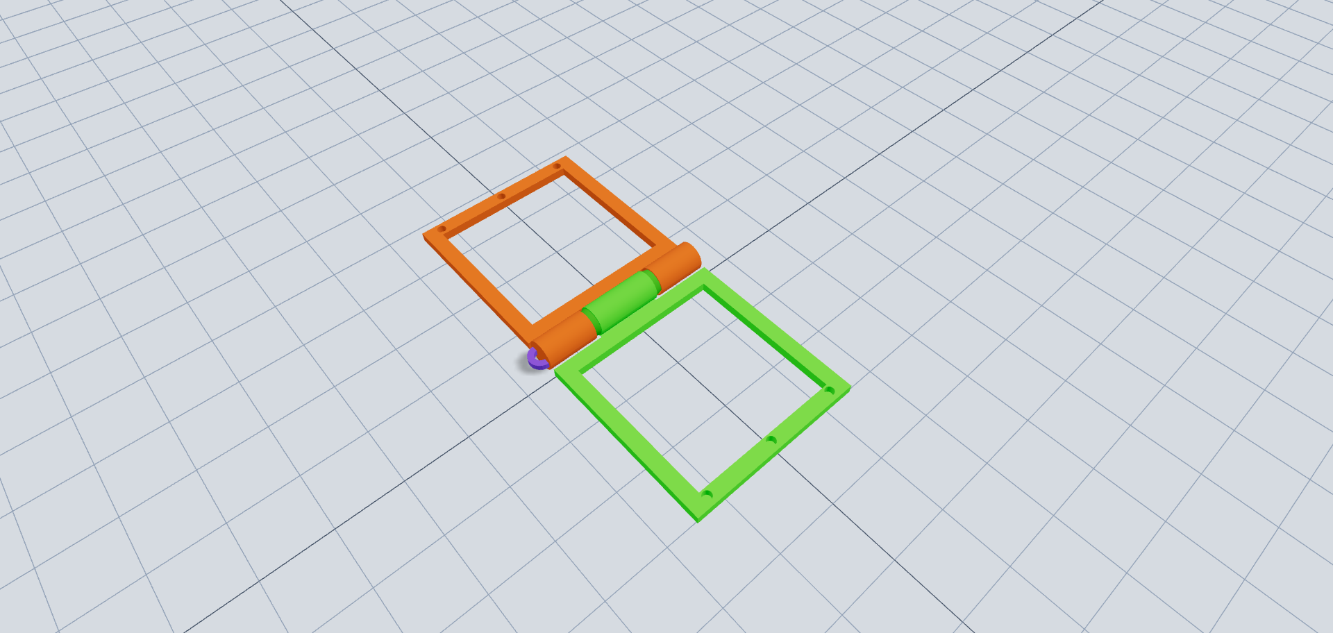 Hinge foldable lithophane frame