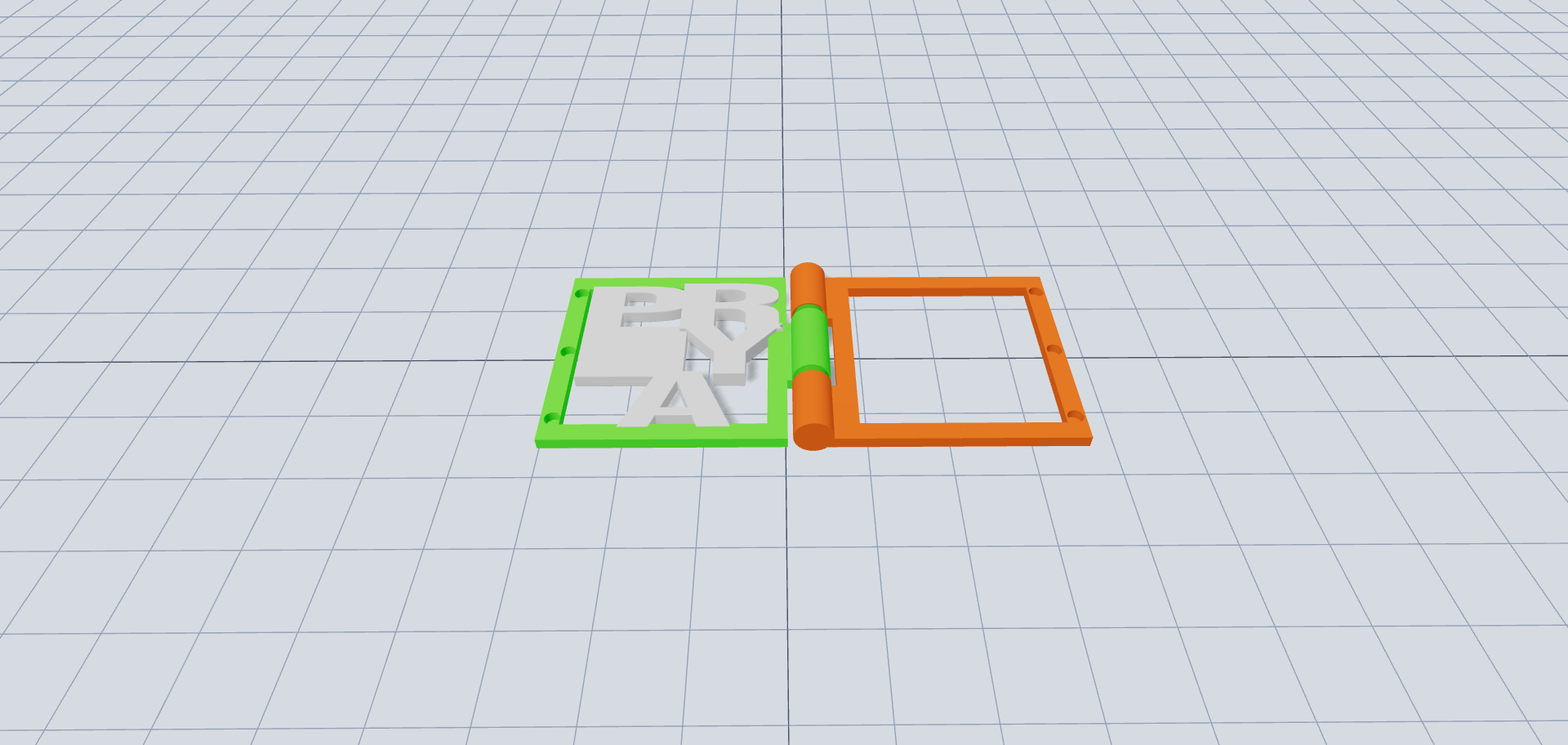 update hinge foldable lithophane