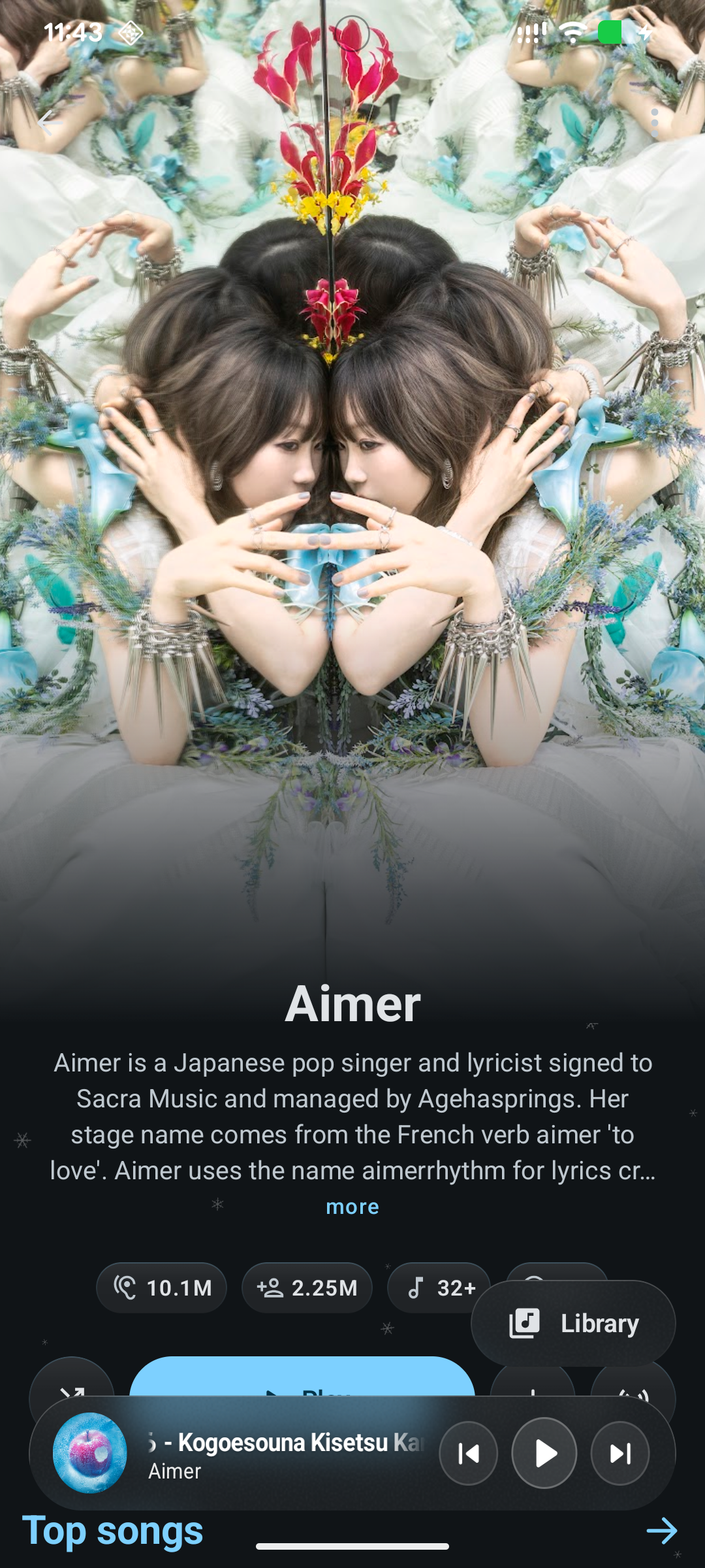 Artist Header