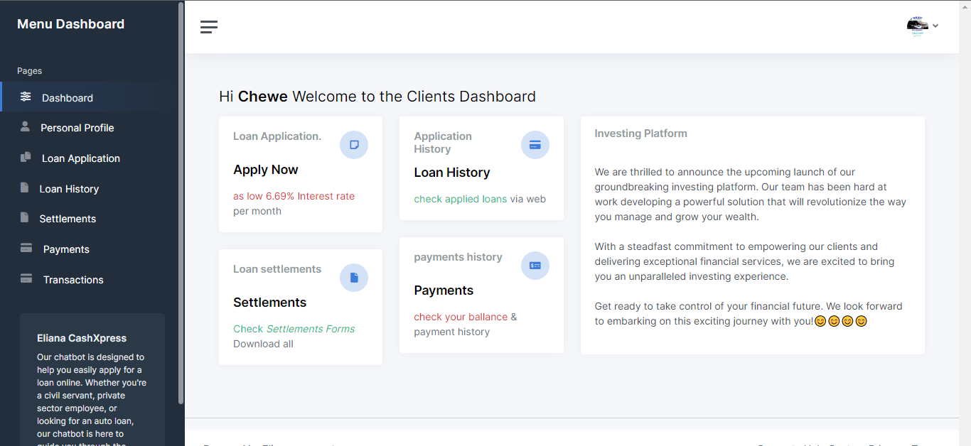 Clients Dashboard