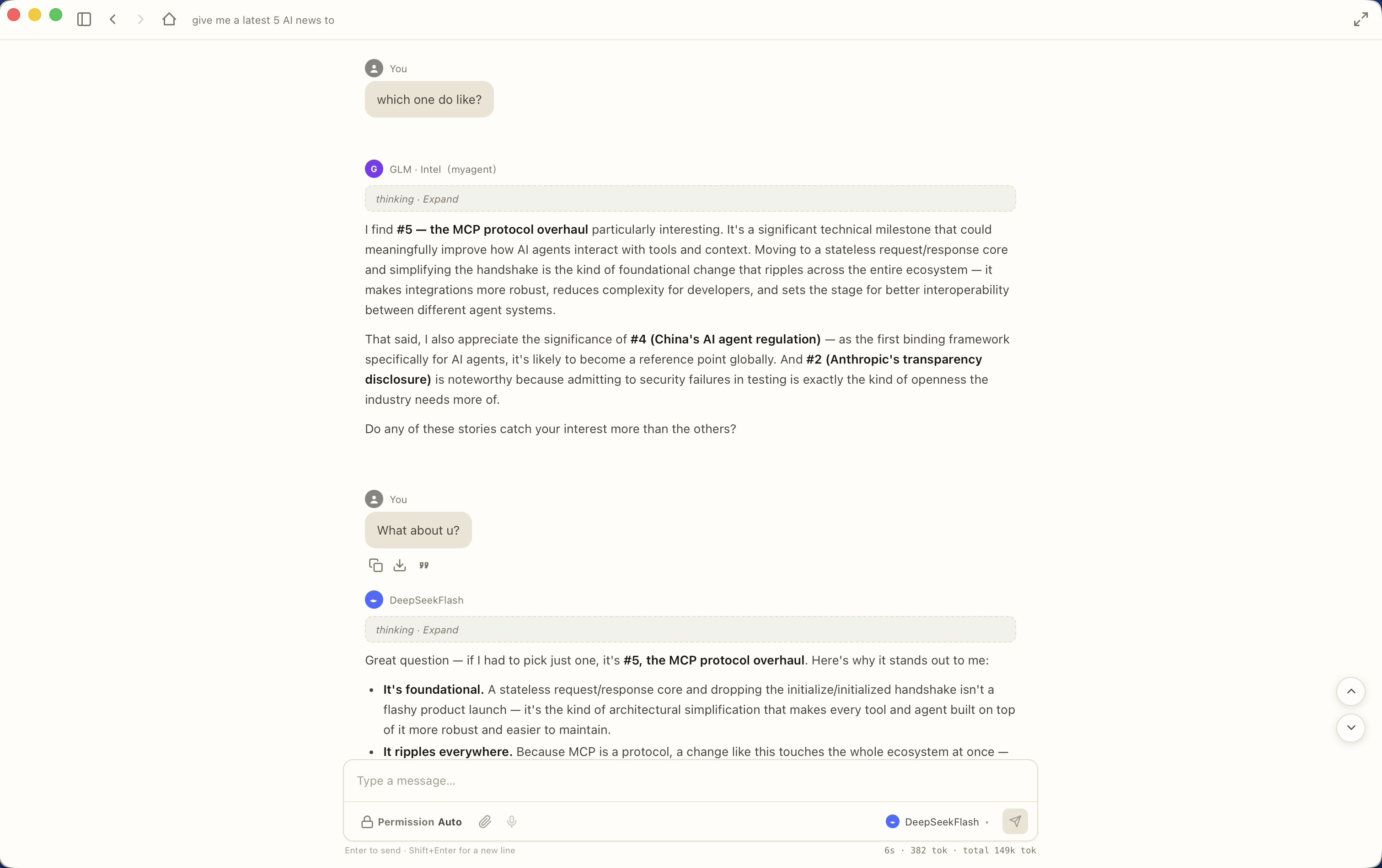 Ask GLM, then hand the same thread to DeepSeek