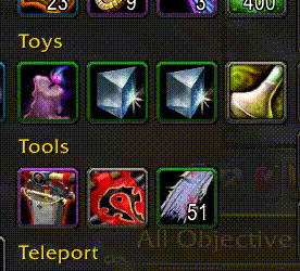 Item adjustments
