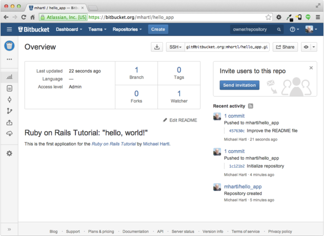 Ruby on Rails 教程 - 第 1 章 从零开始，完成一次部署