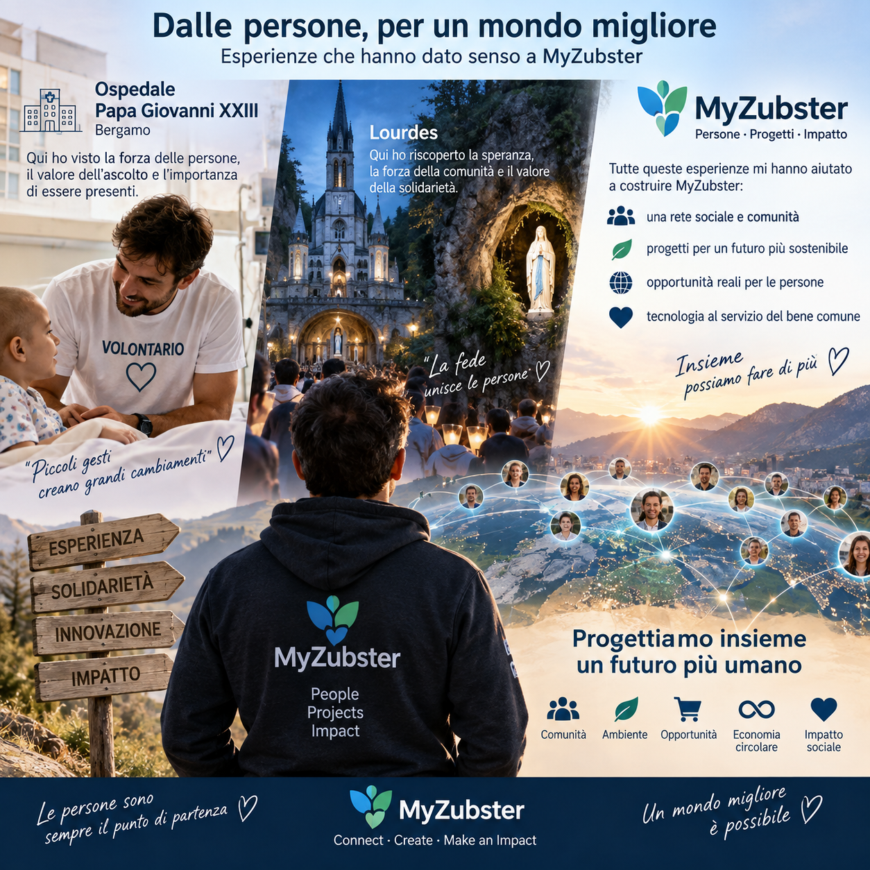 Percorso di volontariato Lourdes e comunità