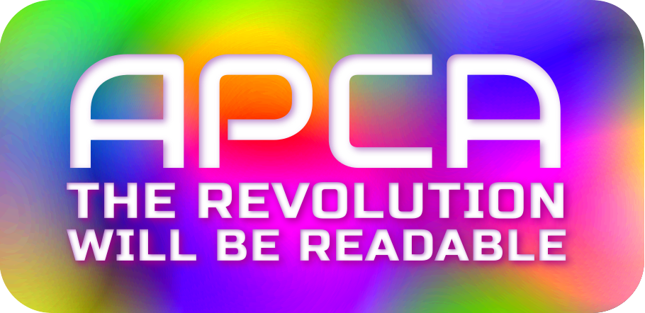 APCA The Revolution Will Be Readable