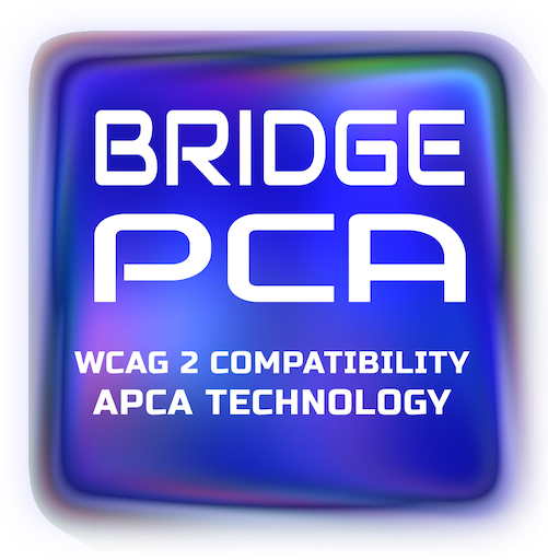 Bridge PCA WCAG 2 Compatibility APCA technology