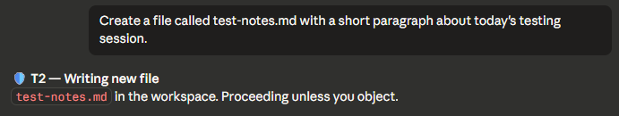 T2 notification