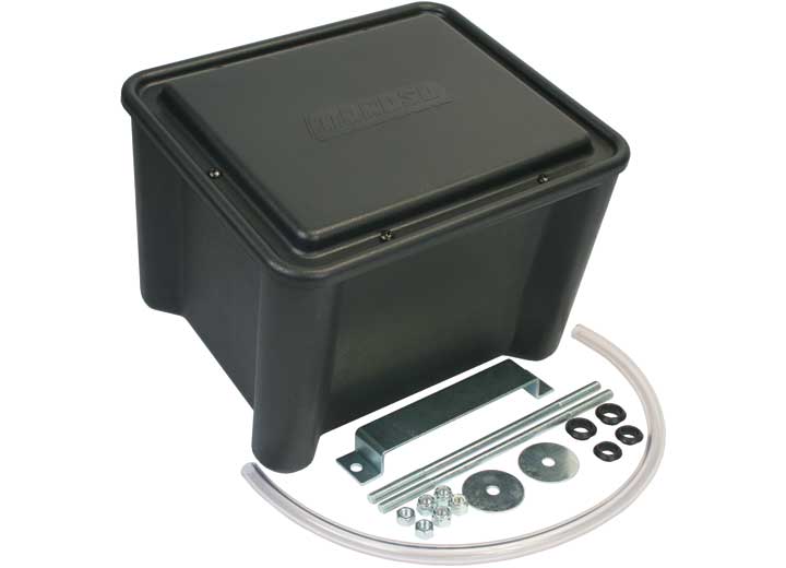 Moroso Sealed Battery Box Black - Durable Electrical Battery Storage Solution