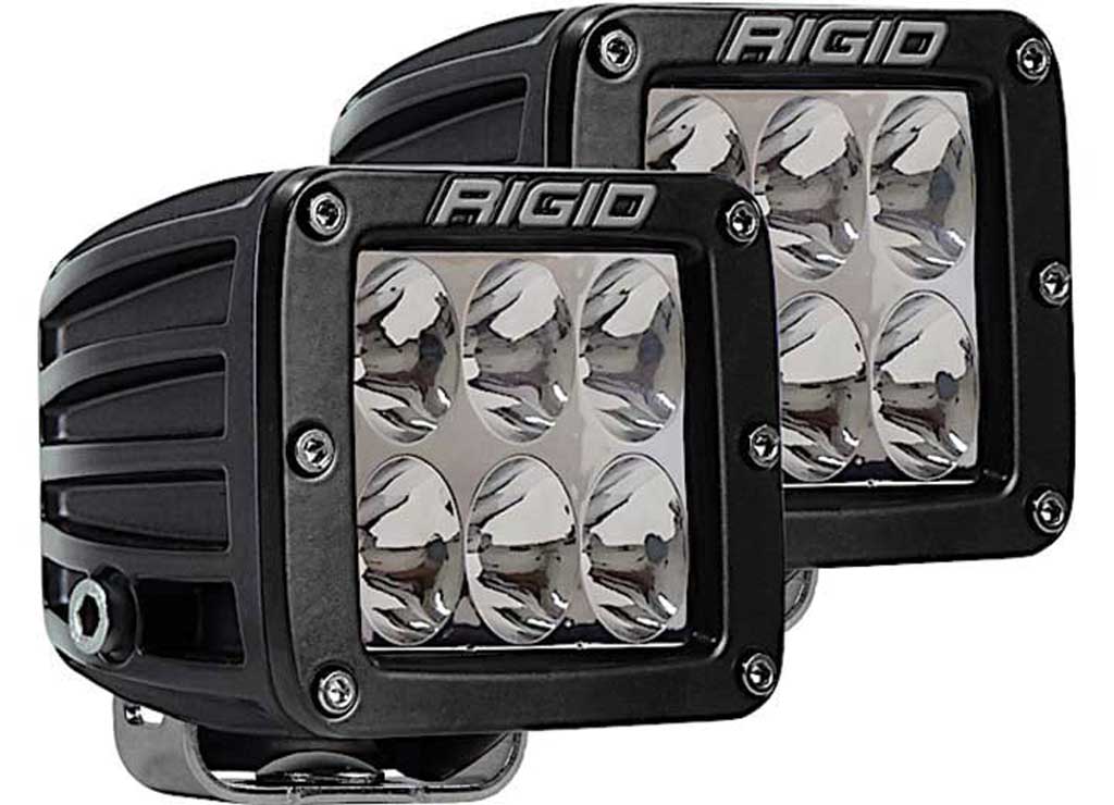 Rigid Industries 2 Light DSERIES PRO SPECTER Driving Surface Mount Black
