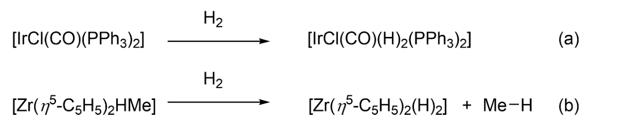 IrとZrの水素との反応