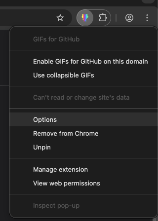 Right-click menu showing extension options (Chrome)