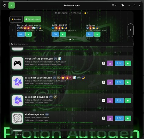 Proton-Autogen Demo