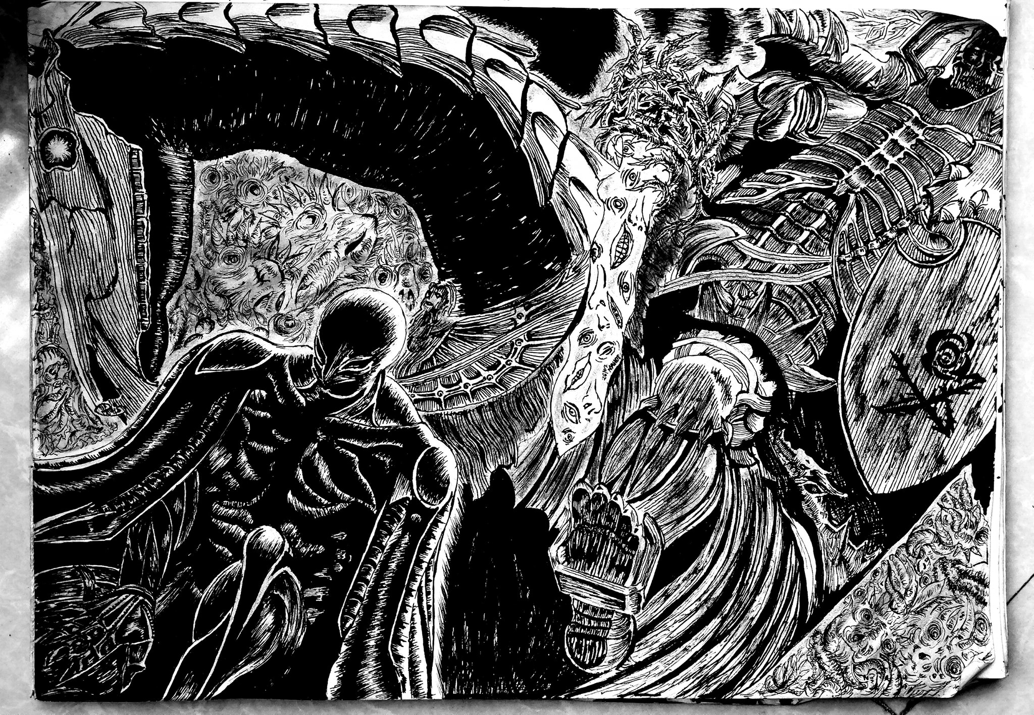 Griffith and Skull-knight