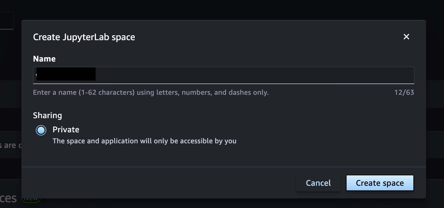 JupyterLab spaces