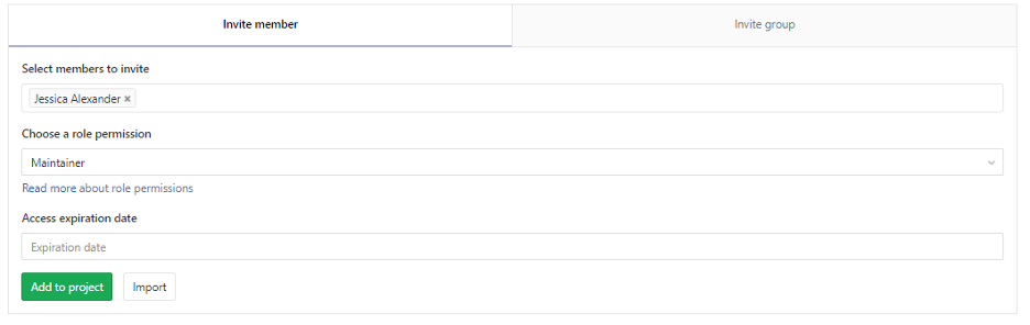 gitlab-invite-member