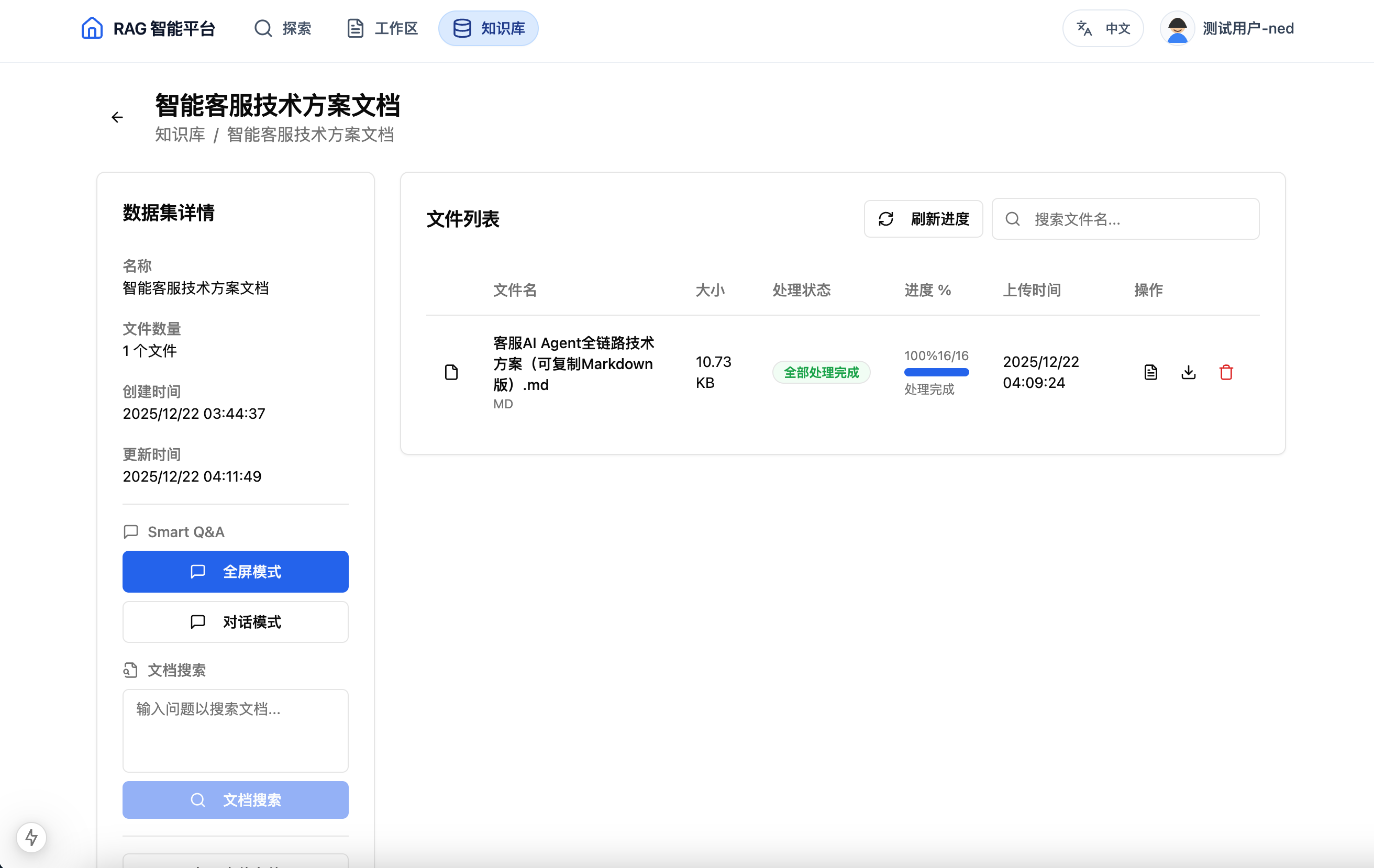 知识库列表