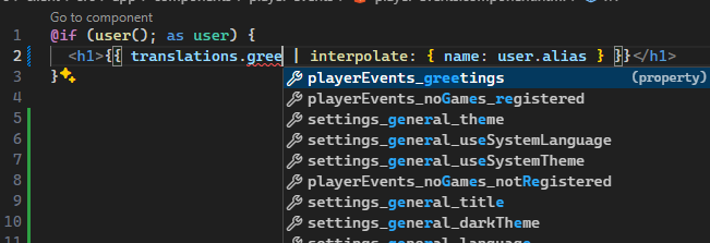 Autocompletion