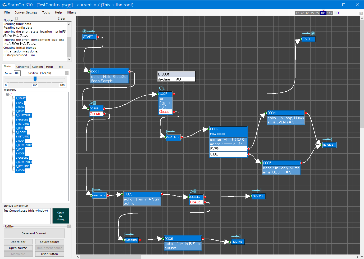 GitHub - NNNIC/psgg-bash-sample: Code Mix Visual Programming StateGo ...